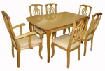 Стол прямоугольный стол «Альт 1-11», стул «Сибарит 7»